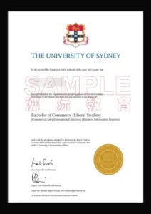悉尼大学毕业证成绩单介绍USYD样本查看